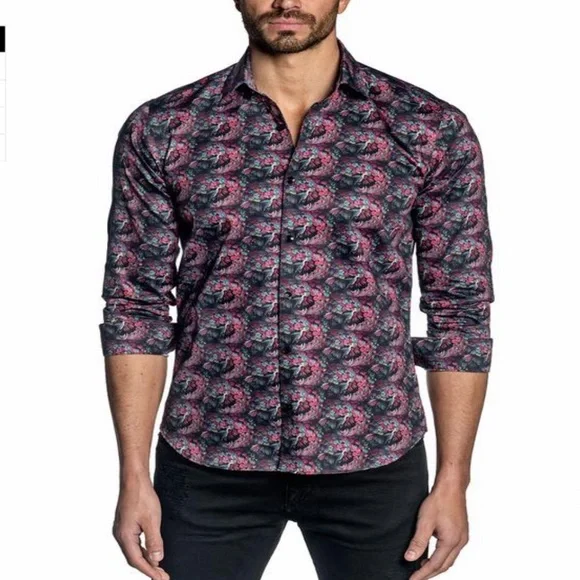 Jared Lang Woven Shirt, Multi / Regular XL
